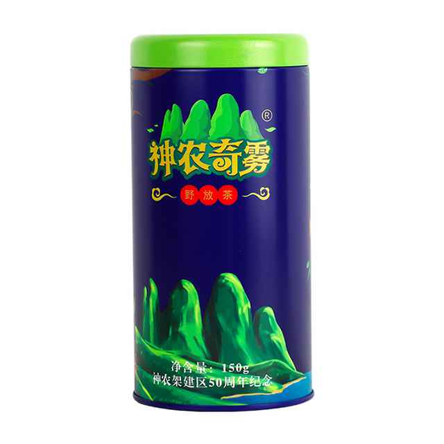 神农奇雾绿茶（黄盖圆罐）